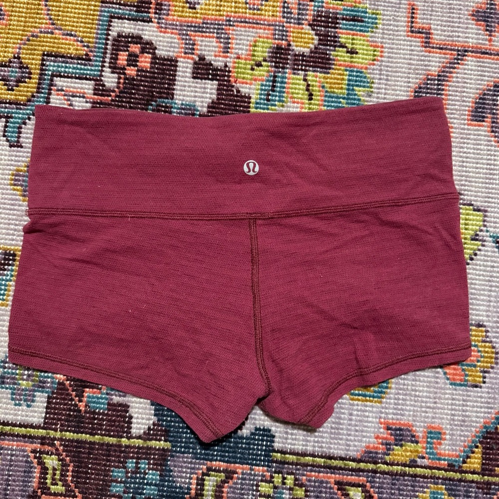 lululemon Women's Burgundy Shorts